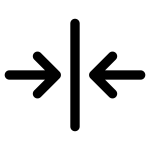 Arrows In Line Horizontal Duotone SVG Icon